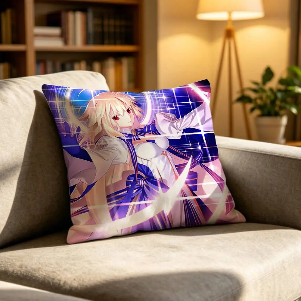 Фото Наволочка с принтом персонажа аниме Tsukihime A-Arcueid Hisui Kohaku, наволочка с рисунком для гостиной, наволочка для дивана, чехол для подушки №3
