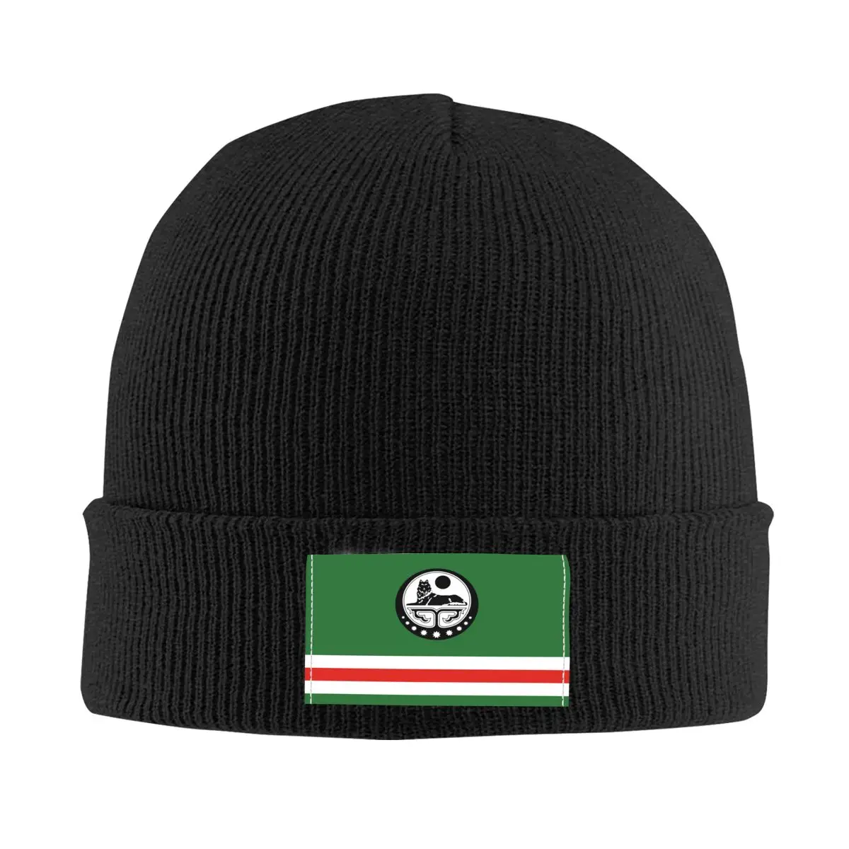 Chechen Flag Skullies Beanies Caps Unisex Winter Warm Knitting Hat Cool Adult Chechnya Proud Bonnet Hats Outdoor Ski Cap 1