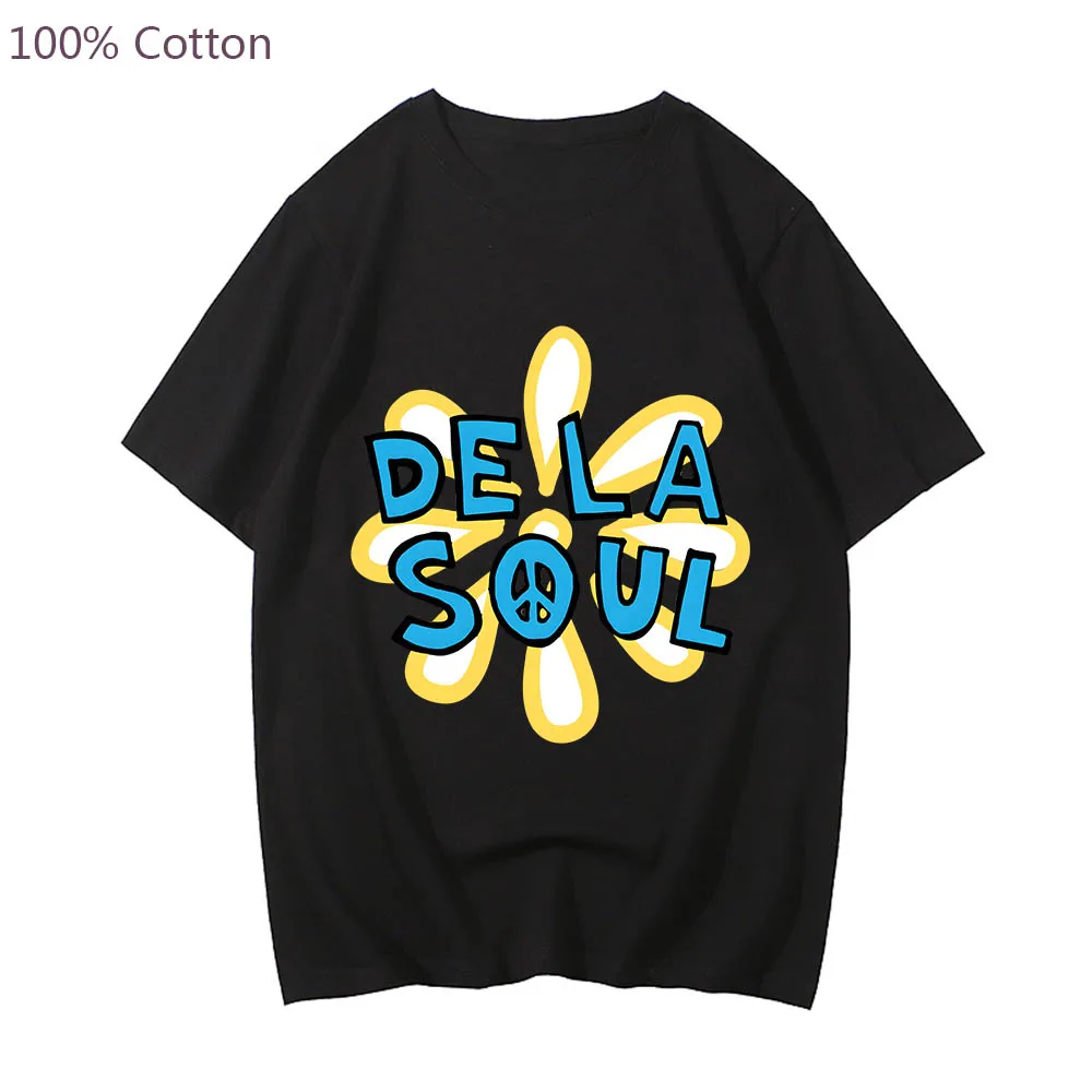 

De La Soul Printed Cute Anime T-shirts Fashion Manga Tshirt Casual 100% Cotton Aesthetic Tee-shirt High Street Men/women T-shirt