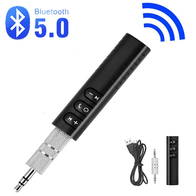Беспроводной приемник Bluetooth 5 0 адаптер передатчика разъем 3 мм для автомобильной