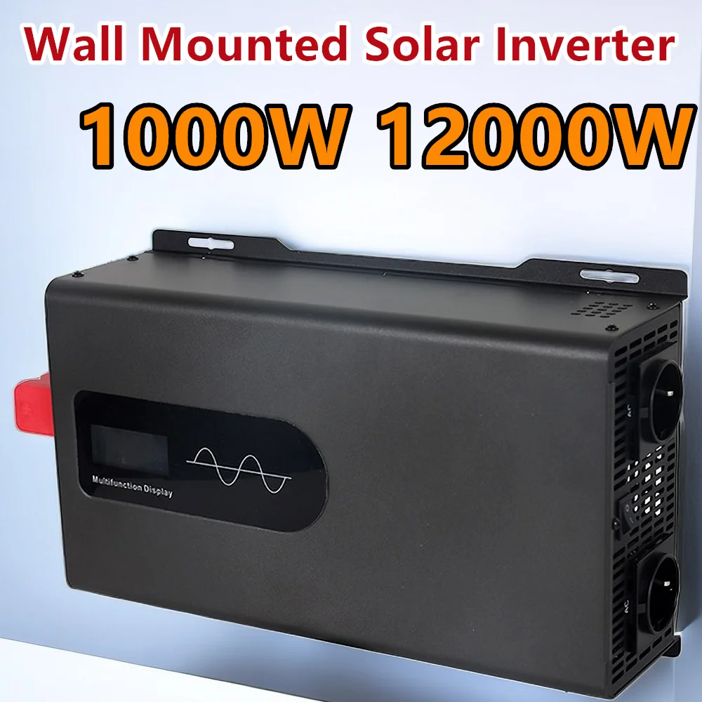 Инвертор немодулированного синусоидального сигнала 12 В 220 В 110 В 10000 Вт 12000 Вт 10 кВт мощность 24 в 48 в 60 в 72 в преобразователь солнечных автомобильных инверторов сетчатый инвертор