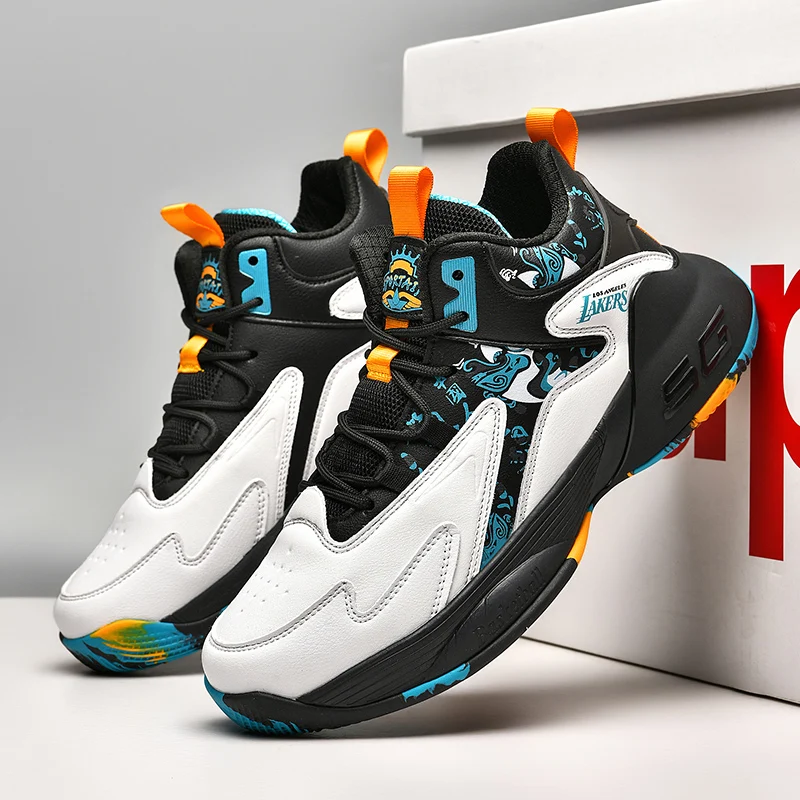 

Дышащие АМОРТИЗИРУЮЩИЕ НЕСКОЛЬЗЯЩИЕ кроссовки для баскетбола, спортивная обувь для тренировок в тренажерном зале, для мужчин и женщин