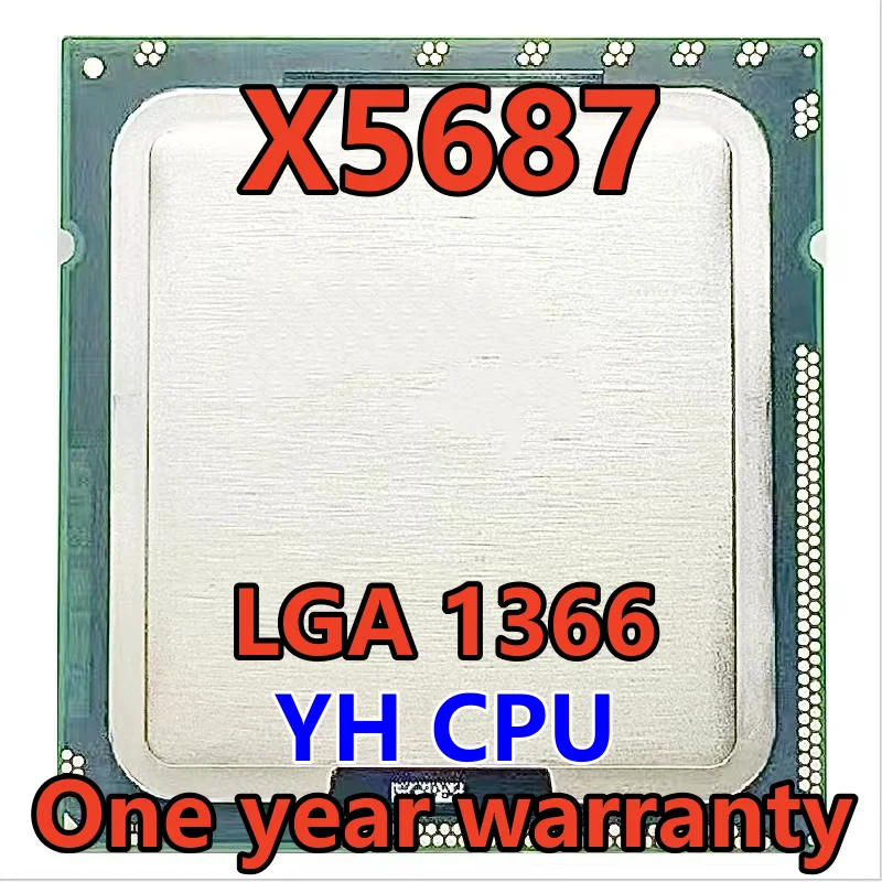 X5687 процессор 3,6 ГГц 12 МБ четырехъядерный 1366 GT/s LGA SLBVY CPU