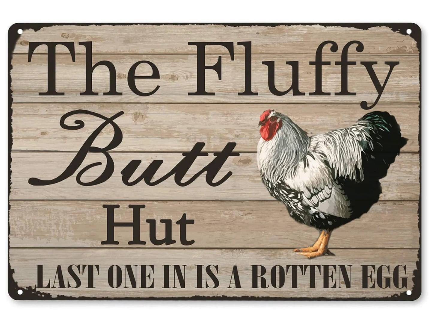 

Farm Metal Tin Sign Fresh Eggs Vintage Chicken Metal Sign Retro Shabby Wall Sticker Chic Metal Plate for Man Cave Farm Bar Decor