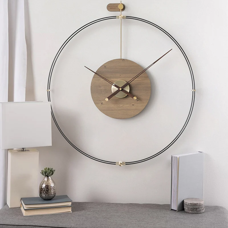 

Nordic Large Wall Clock Modern Design Luxury Gift Silent Clock Mechanism Room Decor Living Room Reloj De Pared Room Decor