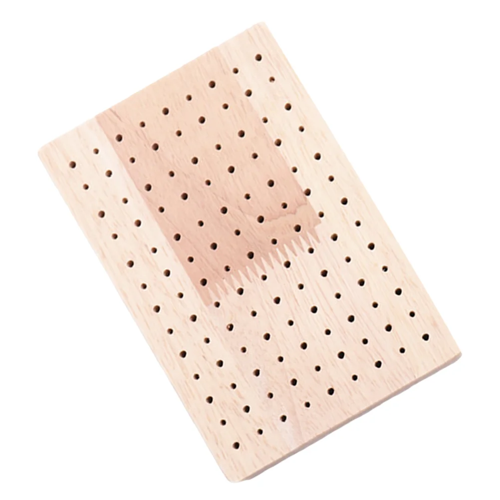 

Pegboard Wood Clay Tool Display Wooden Organizer Base Holder Figurines Diy Hole Tray Block Stand Board Woodworking Jewelry