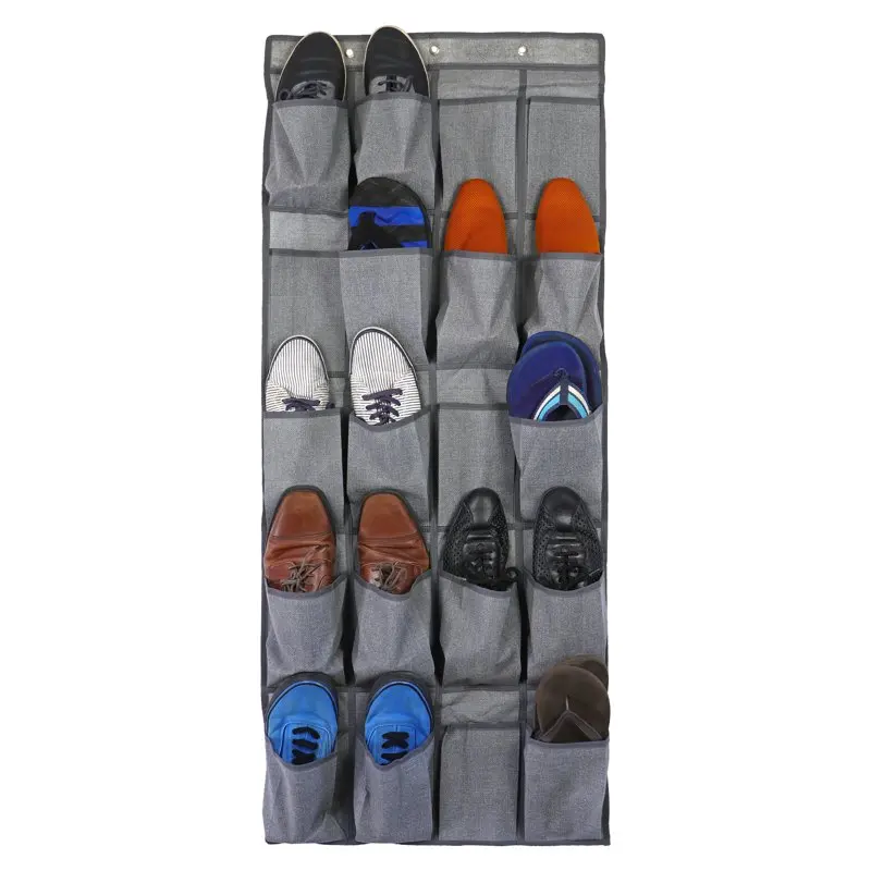 

Odor Neutralizing 20 Pocket Soft Shoe Organizer - Fits 10 Pairs of Shoes, Accessories