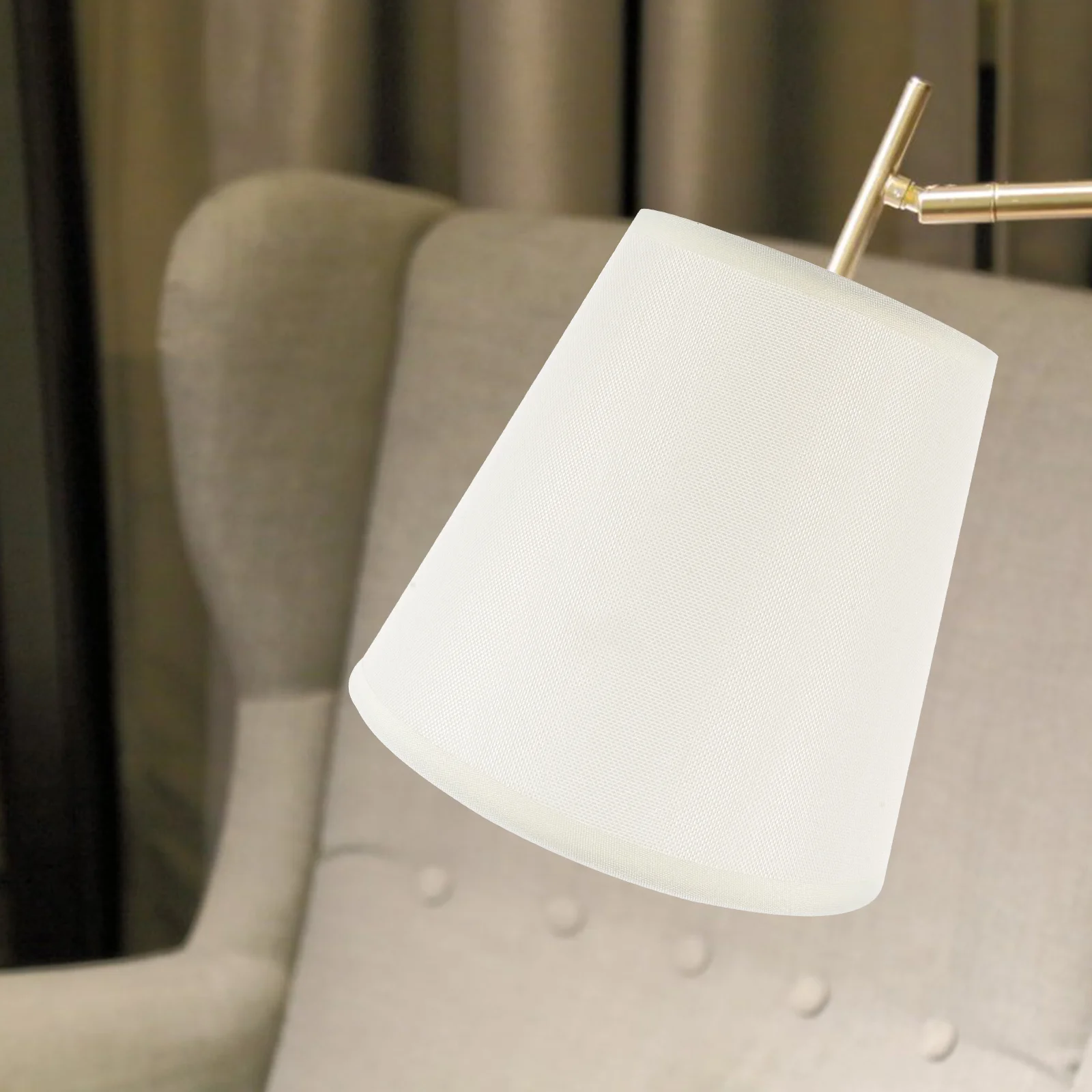 

Lamp Shade Cover Light Lampshade Table Fabric Cloth Chandelier Wallshades Rustic Linen Floordrum Bedside Small Octagonal Mini