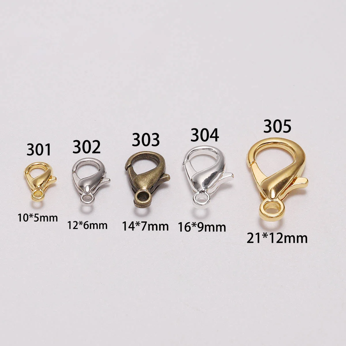 Застежки-карабины для браслетов ожерелий крючков сделай сам аксессуары цепочек