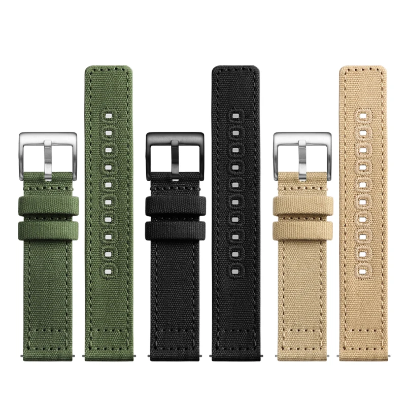 Ремешок для часов Hamilton Khaki Field H70605731 H70605993 Seiko, спортивный ремешок для часов 18 мм, 20 мм, 22 мм, армейский зеленый нейлоновый холст, браслет (art.: 3920d045ece7d) - 3920d045ece7d