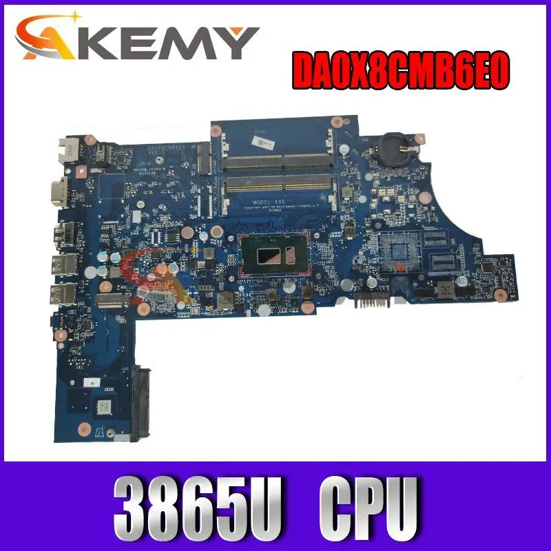 

Akemy оригинальная материнская плата для ноутбука HP ProBook 450 G5 SR349 CPU 3865U L00828-601 DA0X8CMB6E0 DDR4