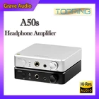 TOPPING A50s 4,4 мм сбалансированное 6,35 мм одностороннее флагманское аудио высокого разрешения NFCA предварительно усилитель наушников напряжение 115 В230 В
