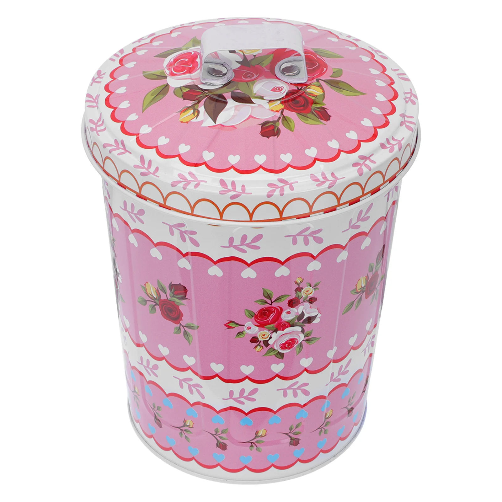 

Tin Jar Cookie Metal Canister Storage Container Treat Box Tea Dog Candy Kitchen Jars Tinplate Tins Coffee