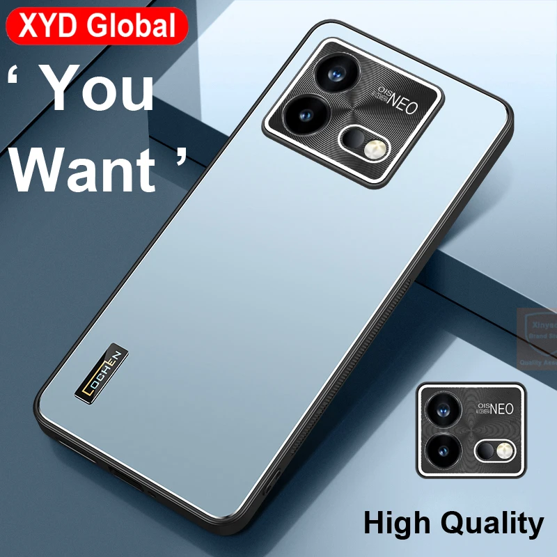 

For Vivo iQOO Neo8 Pro Neo 8 Case Matte Skin Feeling Brand Phone Case For iQOO Neo 8 Pro Neo8 Back Cover Bumper Shell