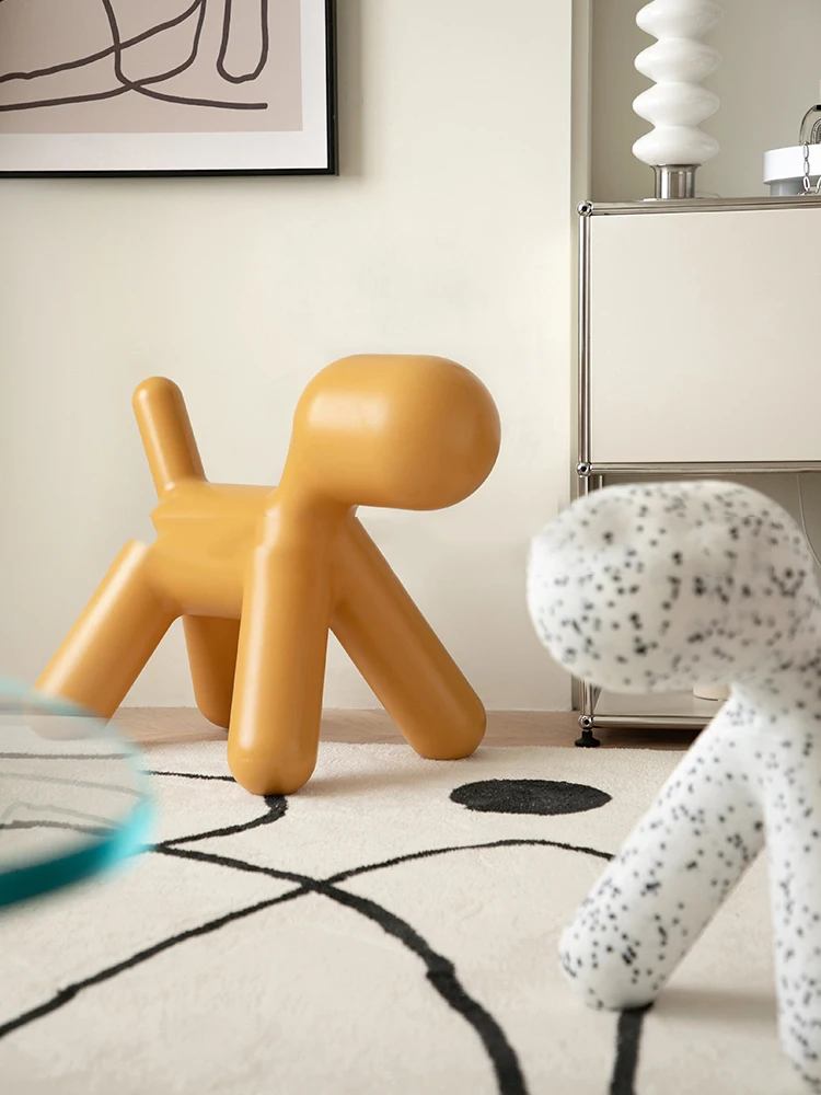 Скандинавский домашний мультяшный стул креативные пластиковые стулья для собак