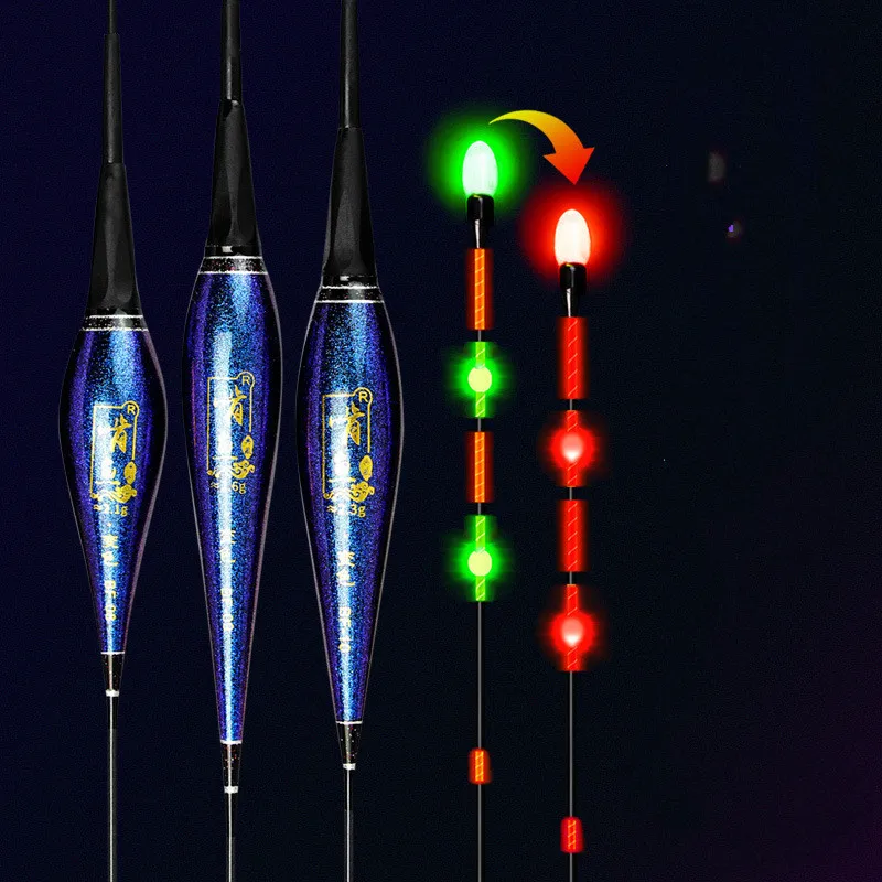 

Smart Led Fishing Float Highly Sensitive Fish Bite Remind Buoy Gravity Sensor Glowing Electric Night Fishing Float