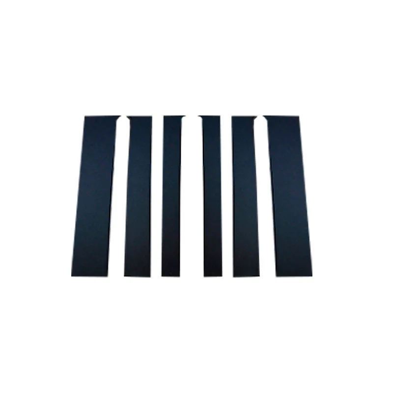 

6 шт. автомобильные оконные столбы дверные планки наклейка на крышку глянцевый черный для Daihatsu Move Canbus LA810 2017-2020 2021 автостайлинг