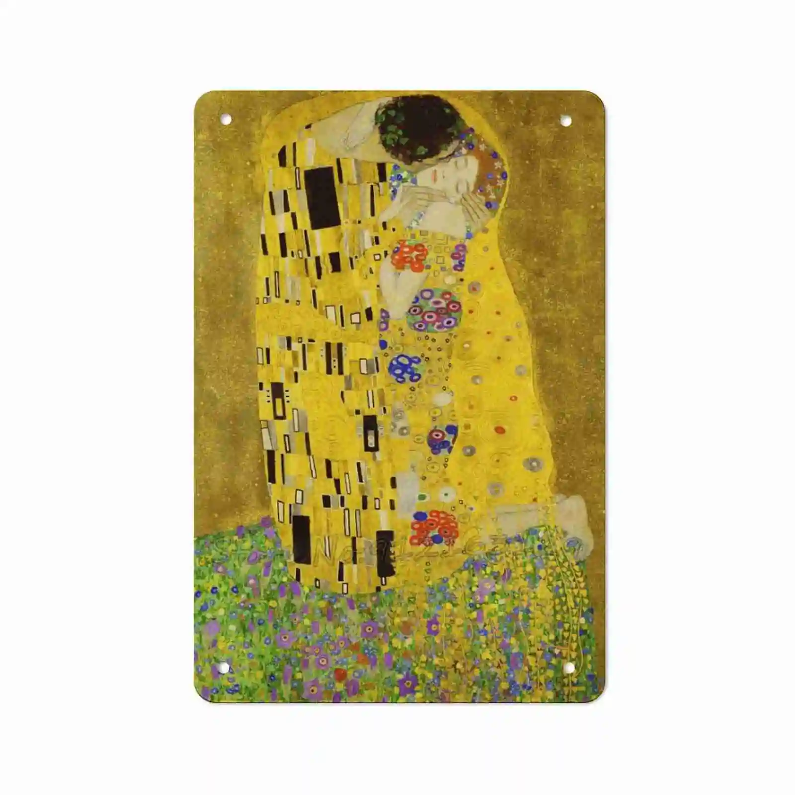 

Поцелуй (Высокое разрешение), Густав Климт, металлический знак, Декор, Бляшка, металлический жестяной знак, милый дом, семья, пляж, железный п...