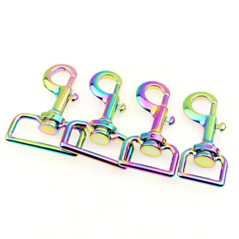 1 шт. металлический цветной карабин для карабина поворотный крючок глаз кожаный
