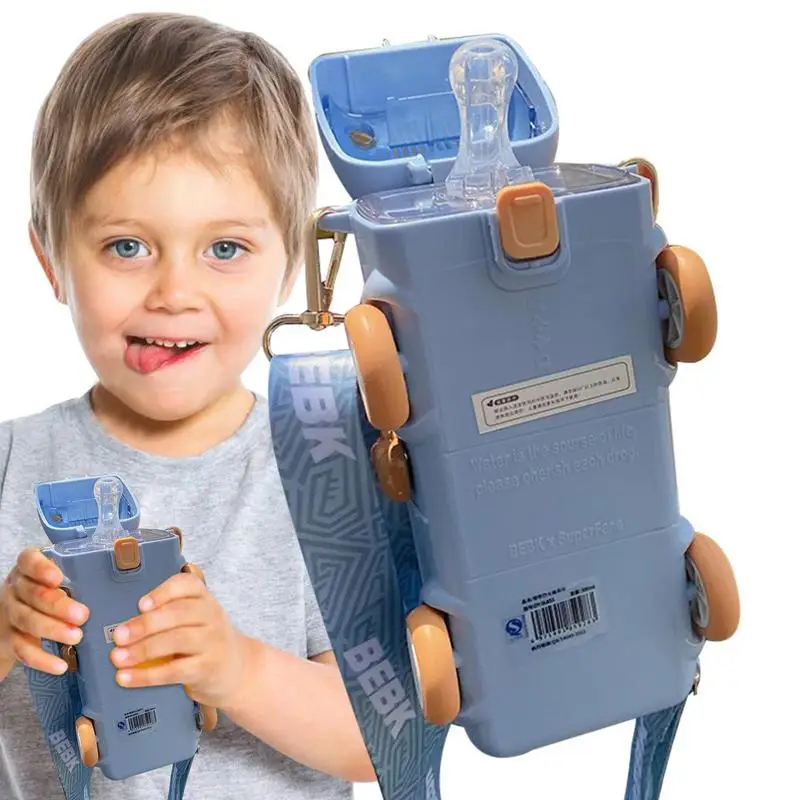 

Милая бутылка для воды для девочек, большая Спортивная бутылка для питья с соломинкой