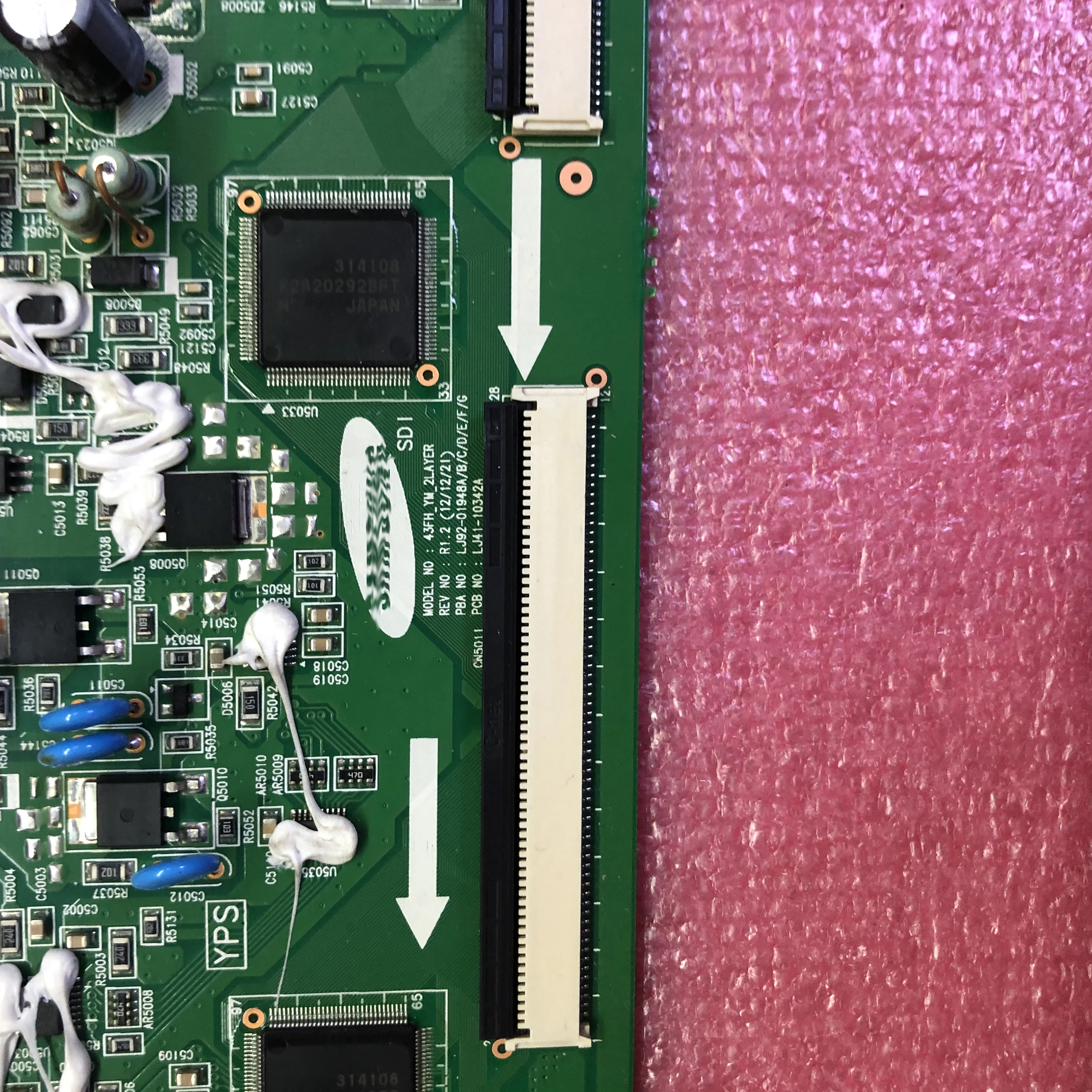 Оригинальный TV Y board для 43f _ ym_2layer S43AX-YB02 S43AX-YB01 BN96-25187A BN95-21347A LJ41-10342A LJ92-01948A