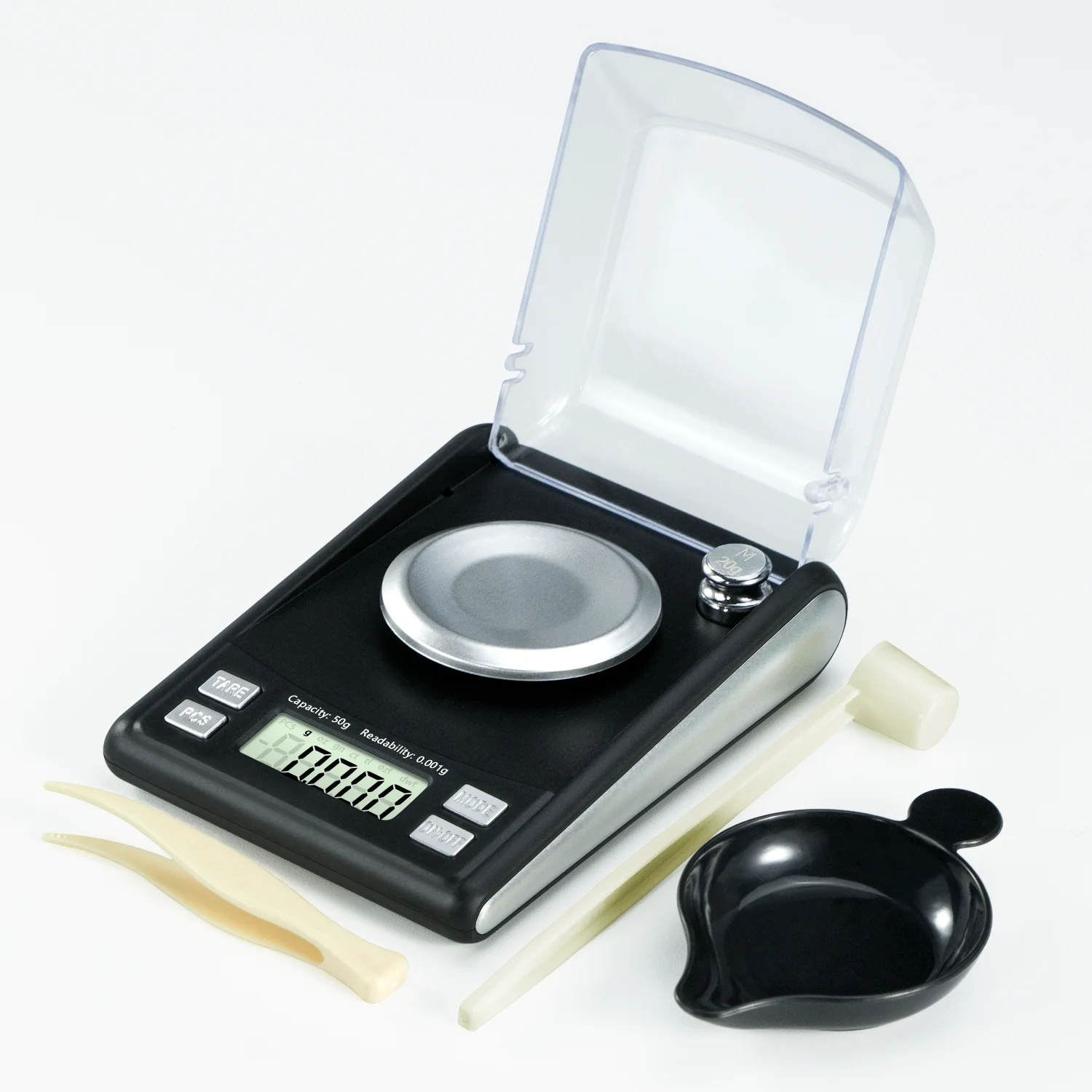 

Весы миллиграммы 50/0,001 г с весмикро весами 20 г, порошковые весы для порошковых лекарств, прецизионные весы для перезарядки