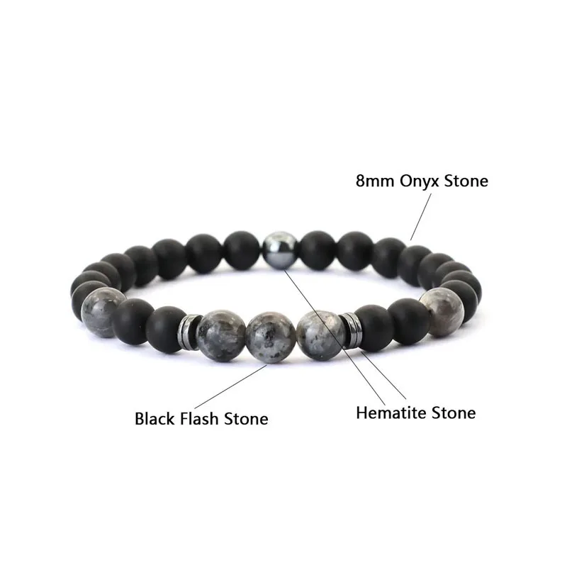 Браслет из бусин тигрового глаза браслет черного галлона с лазуритом мужской и
