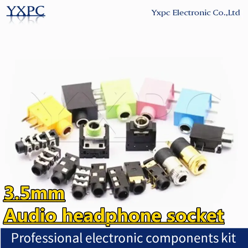 

3.5mm headphone jack 3F07 PJ-313 PJ313D PJ-392 PJ327 PJ-359 PJ325 PJ342 PJ-320B PJ-393 PJ-316 plug Audio video female Socket