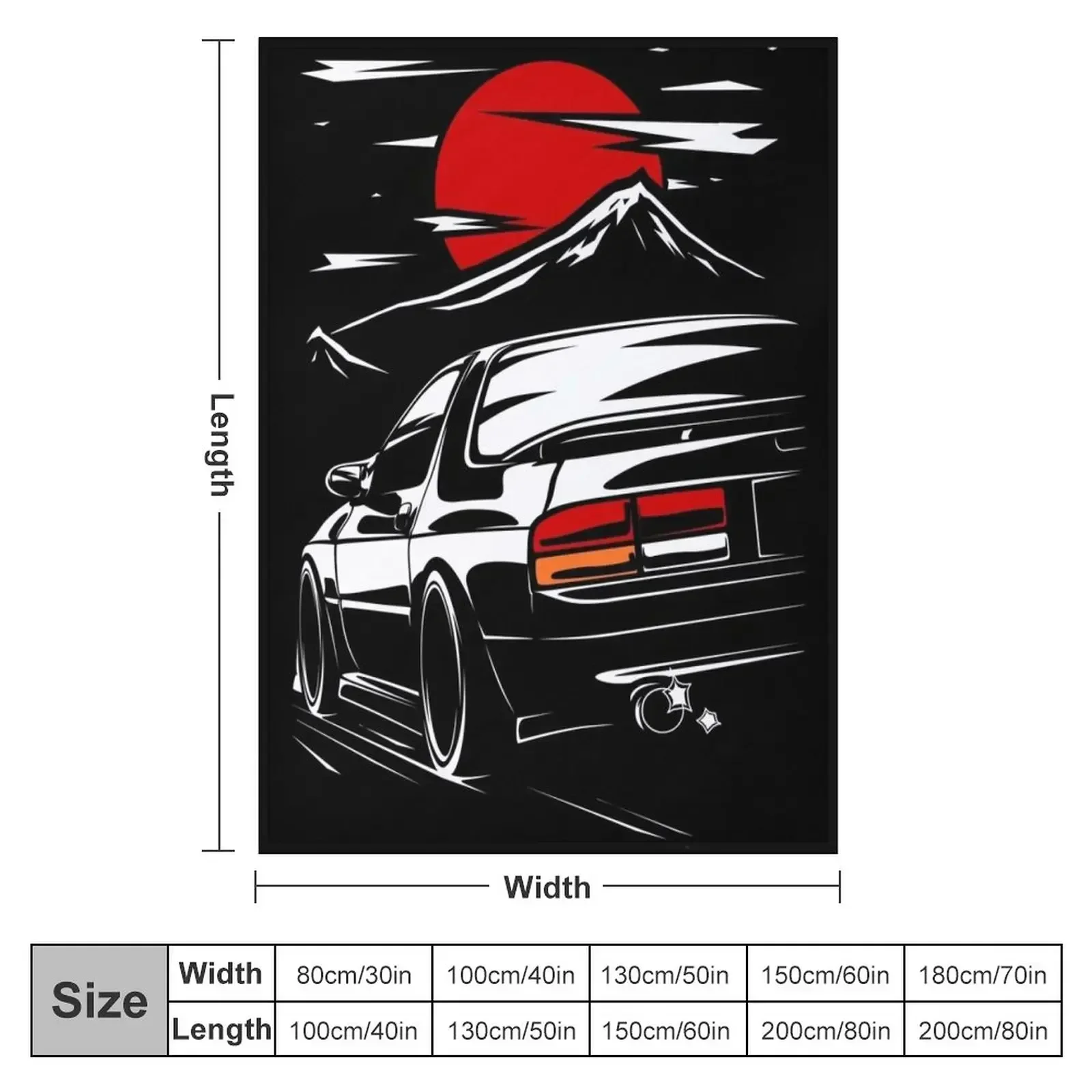 Одеяло RX-7 FC Haruna декоративное одеяло для дивана детские одеяла