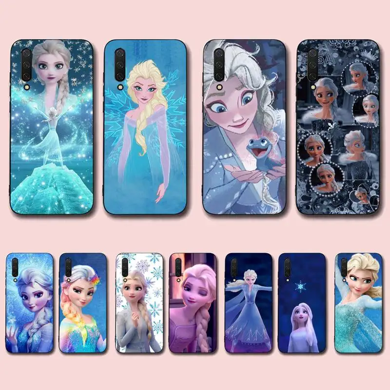 

Princess Frozen Elsa Phone Case for Xiaomi mi 5 6 8 9 10 lite pro SE Mix 2s 3 F1 Max2 3