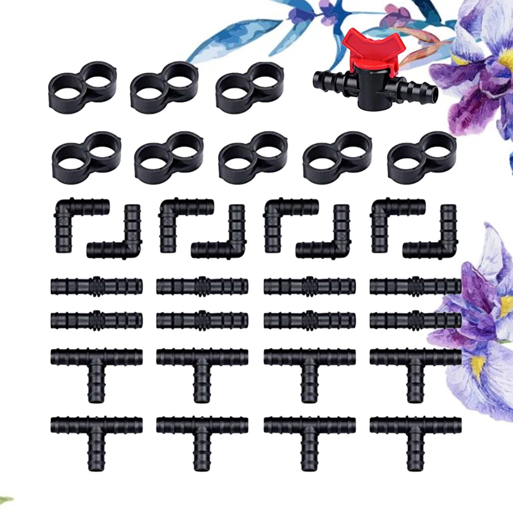 

33pcs Nozzle Tool Premium PE Atomization Connector for Irrigating Plants Garden