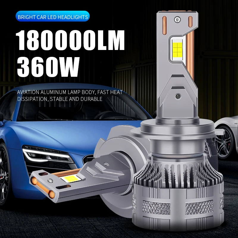 

[Супер яркость] H7 светодиодный Canbus 6000K Turbo H11 H1 H4 HB3 9005 HB4 9006 H8 HIR2 180000LM 360W Светодиодный Автомобильная противотуманная лампа