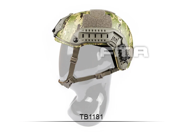 Фото Тактический шлем для страйкбола MA Digital Camo Marine Spuer High-Cut AOR1 AOR2 №4