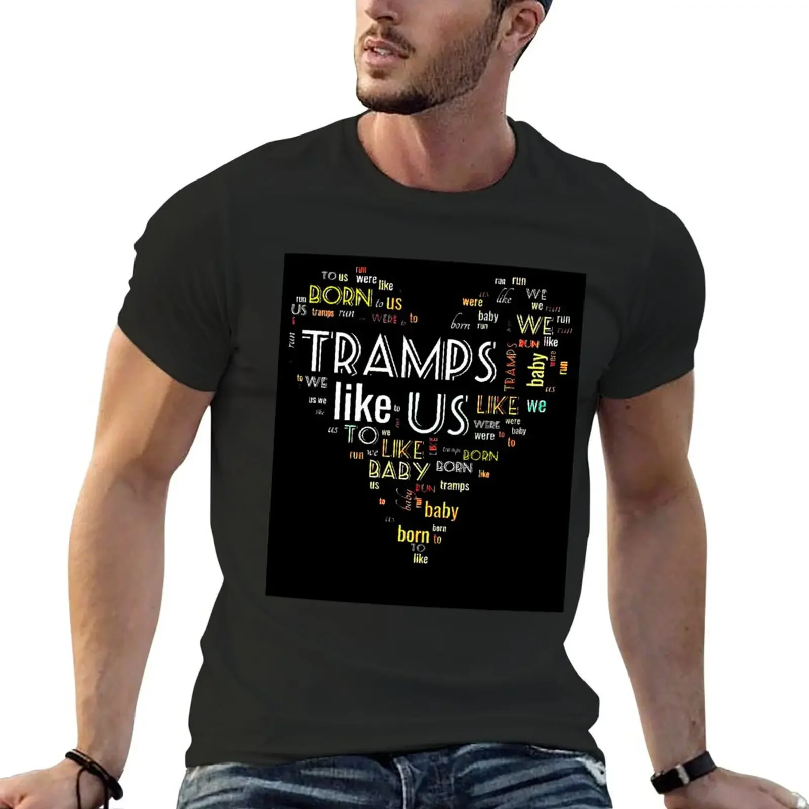 Wordart Tramps Like Us WallsOfFameAust футболка милая одежда таможенный дизайн свою собственную