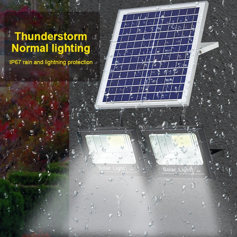 

Outdoor 600W Lamp Solar Light Garden Lighting LED Spotlight Intelligent Light Sensor IP 67 Waterproof Household Solar Lamps
