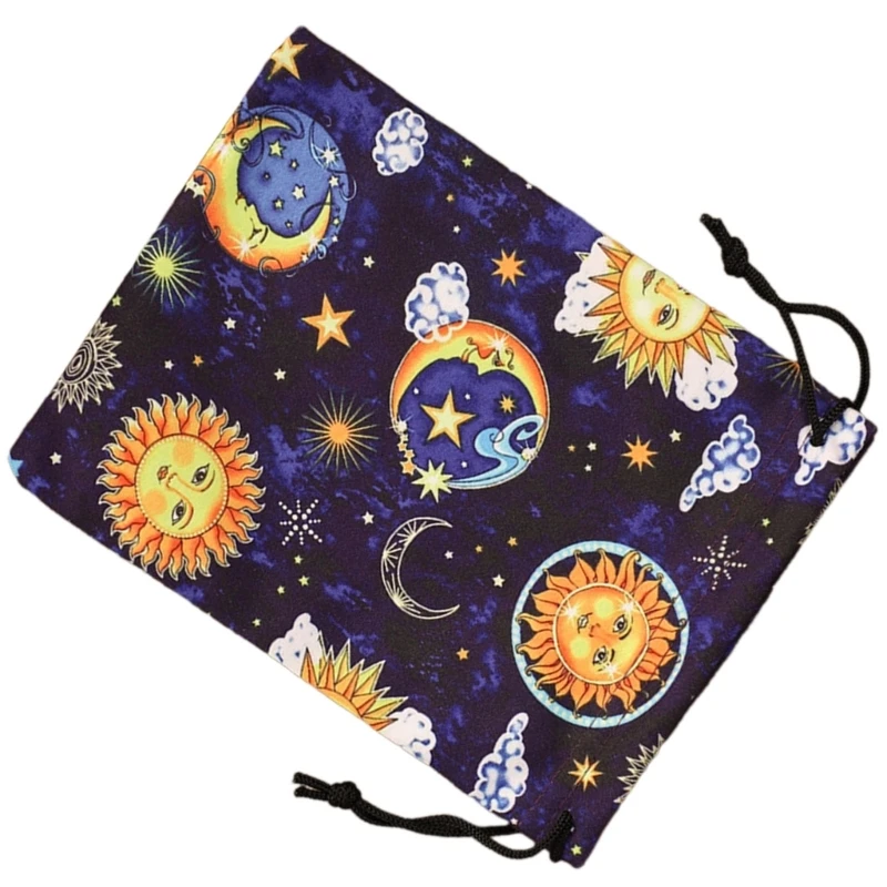 Сумка-кулиска для бижутерии миниатюрная фланелевая Сумочка хранения тарелок и