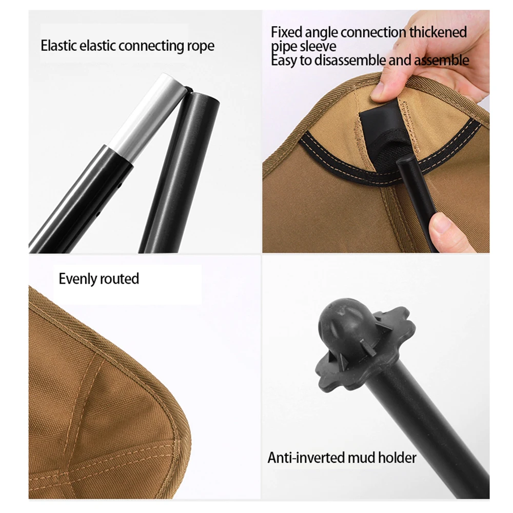 

Ultralight High Back Folding Camping Chair Folding Backpacking Camp Chairs For Outdoor Camp Travel Beach Picnic Fishing