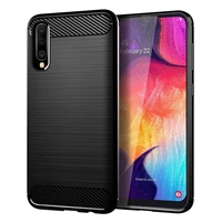 full protective soft phone cover for samsung a50 galaxy a50s shockproof silicone case for galaxy a30s a30 s carbon fiber cases