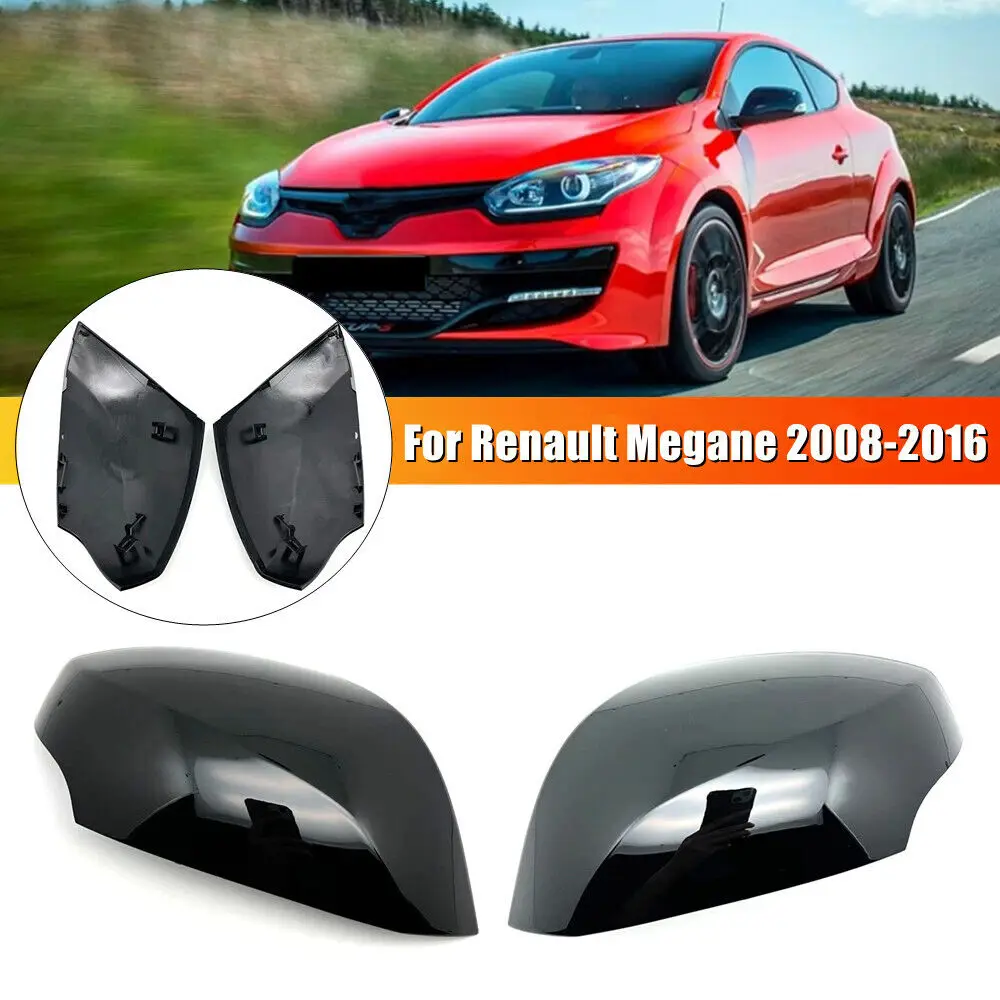 

Для Renault Megane MK3 2008-2015 Замена автомобиля, боковое зеркало заднего вида, крышка крыла, внешняя дверь, чехол заднего вида, отделка, черная