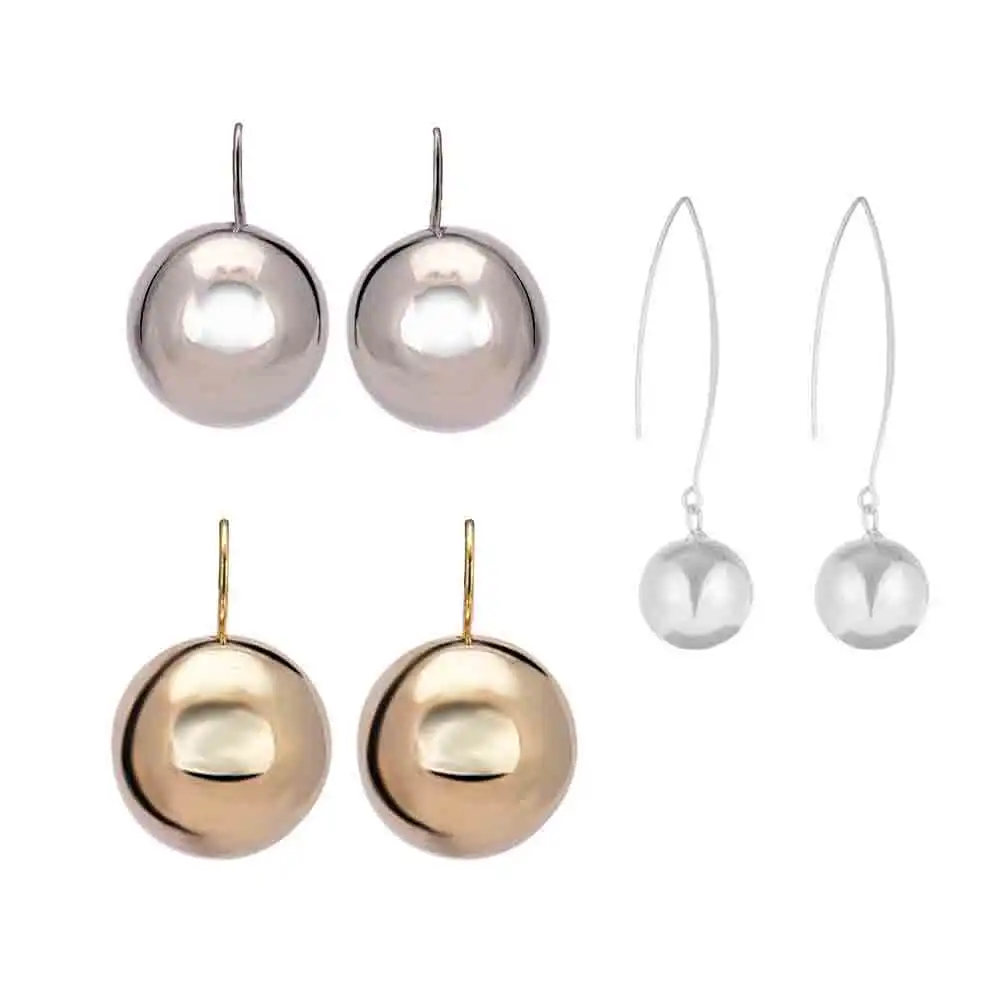 

Ladies Big Pendant Earrings Fashion Jewelry Round Femme Bijoux Brincos 2022 Full Ornament Gift