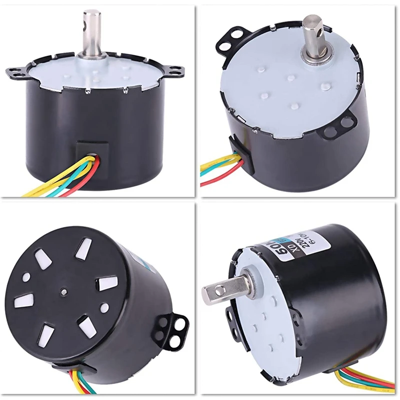 50KTYZ Ac220V 10W 0.5A 20R/ Min Permanent Magnet Synchronous Motor Ac Gear Reduction Cw / Ccw |
