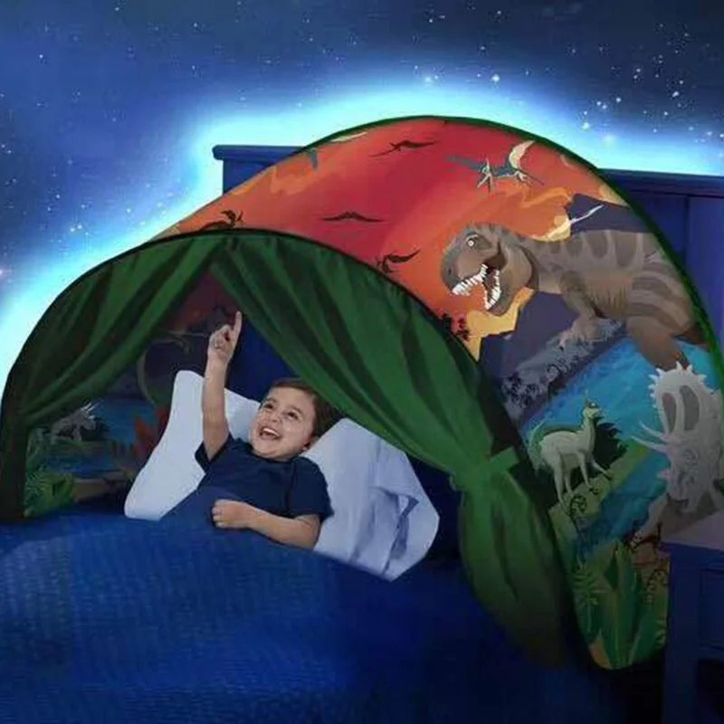 

Kids Winter Wonderland Princess Tents Foutou Children Playhouse Pop Up Bed Tent Hot Dream Tents Household Merchandises Umbrella
