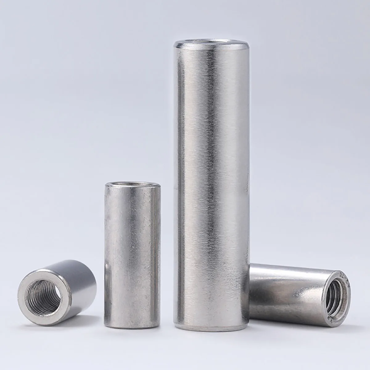 

2Pcs/Lot M6 M8 304 Stainless Steel Extend Long Lengthen Round Coupling Nut Connector Joint Sleeve Nut