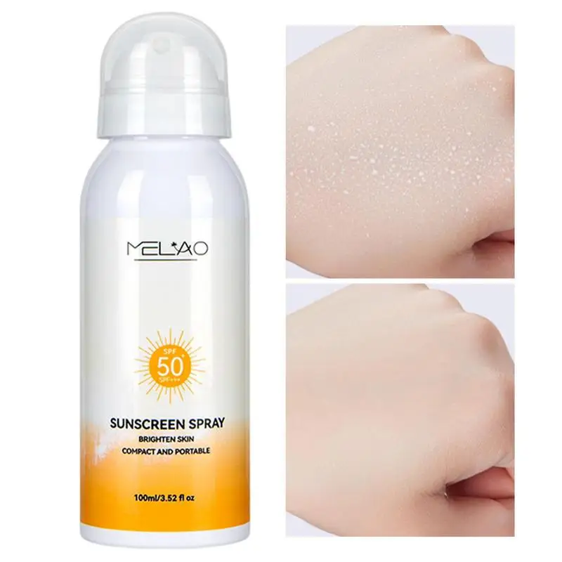 

Sunscreen Body Spray 100ml Sport Sunscreen Spray Portable Sun Screen Protector With UVA/UVB Protection Travel Size Sunscreen