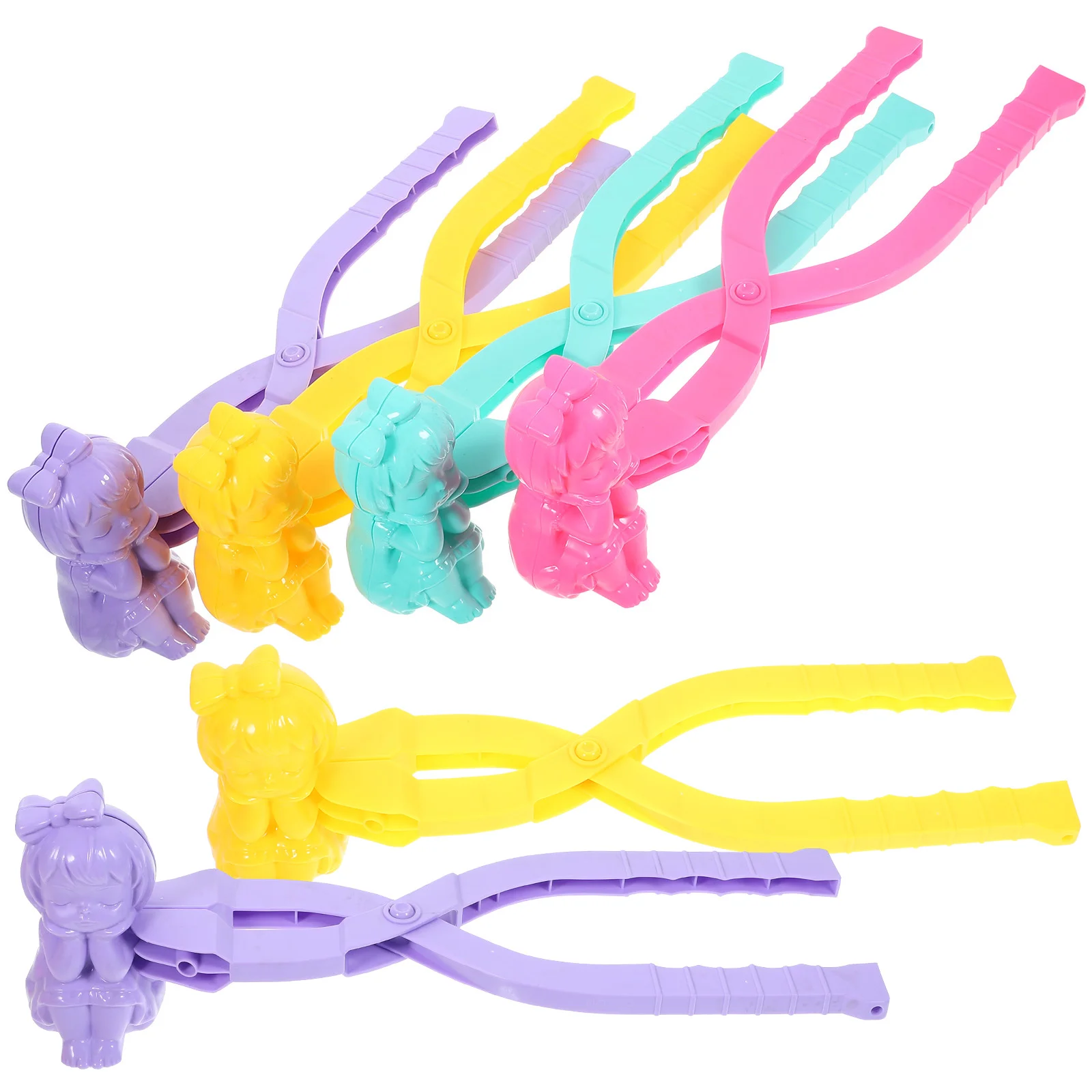 

6 Pcs Snowball Clip Kits Interesting Maker Toys Tools Outdoor Plastic Portable Children Funny Makers