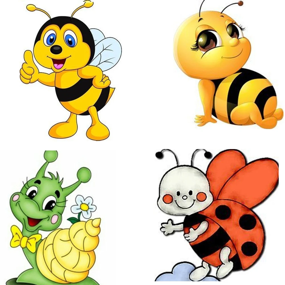 

5D Diamond Painting DIY Cross Stitch Kit Cute Bee Inlaid Diamond Embroidery Gift Kitchen Dining Room Kids Room Decoration