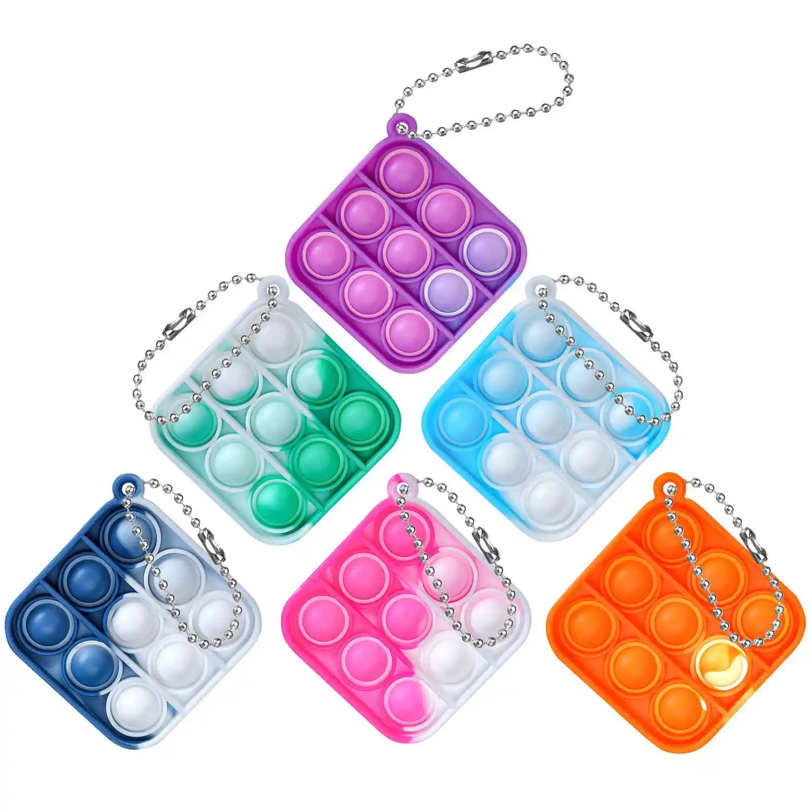 

4/6Pcs Fidget Toys for Children Adults Kawaii Trend Figet Toy Kids Fun Push Bubble down Antistress Toys