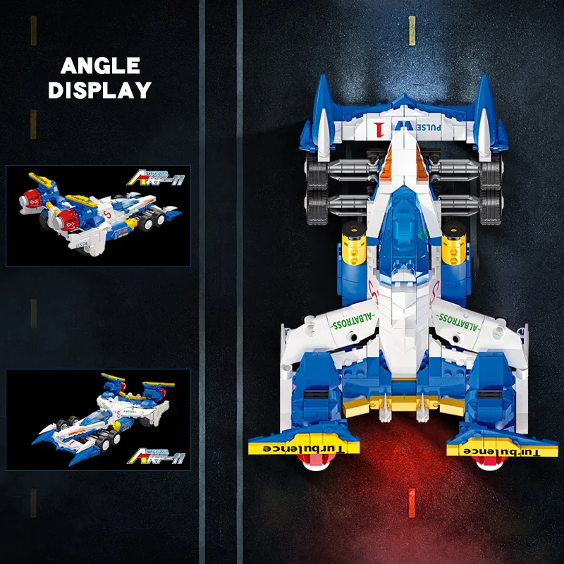 Future GPX Cyber Formula Asurada AKF-11 Супер автомобиль Высокотехнологичные кирпичи Игрушки