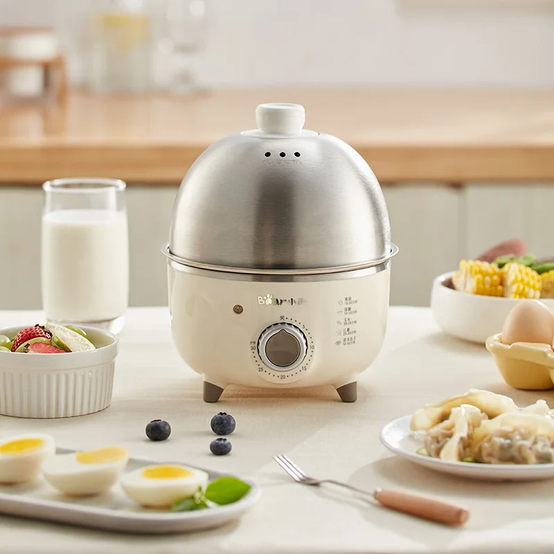 

350W Electric Egg Boiler Breakfast Machine Automatic Steamer Multicooker Egg Cookers Egg Custard Steaming Cooker with Timer