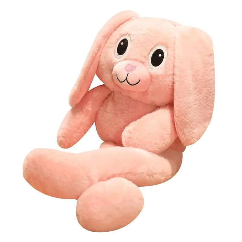 

Retractable Rabbit Plush Toy Easter Bunny Plush Toy Easter Bunny Toy With Floppy Ears Soft Stuffed Toy Dolls For Babies Toddlers